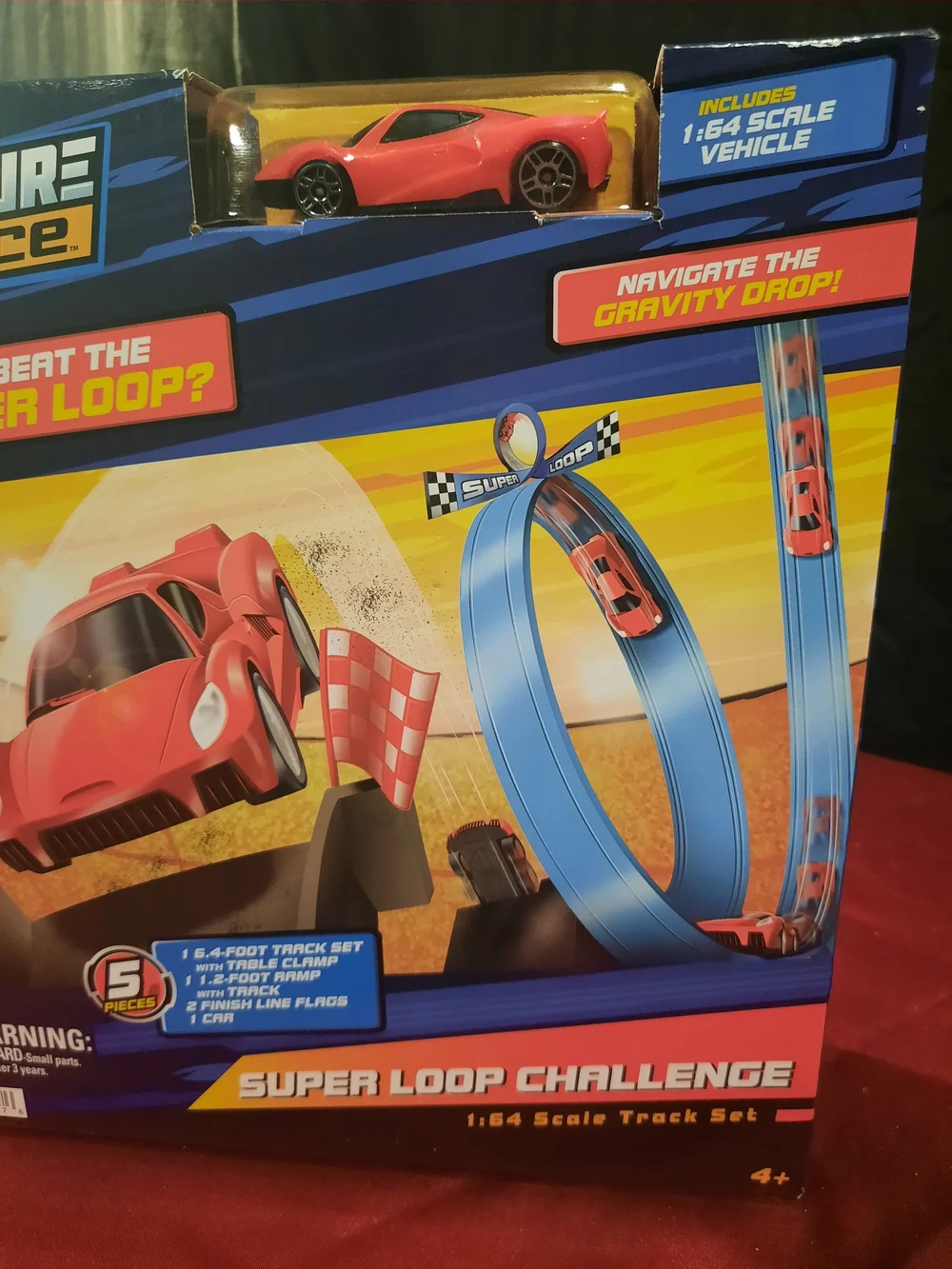 Adventure Force Super Loop Challenge Track Car Set